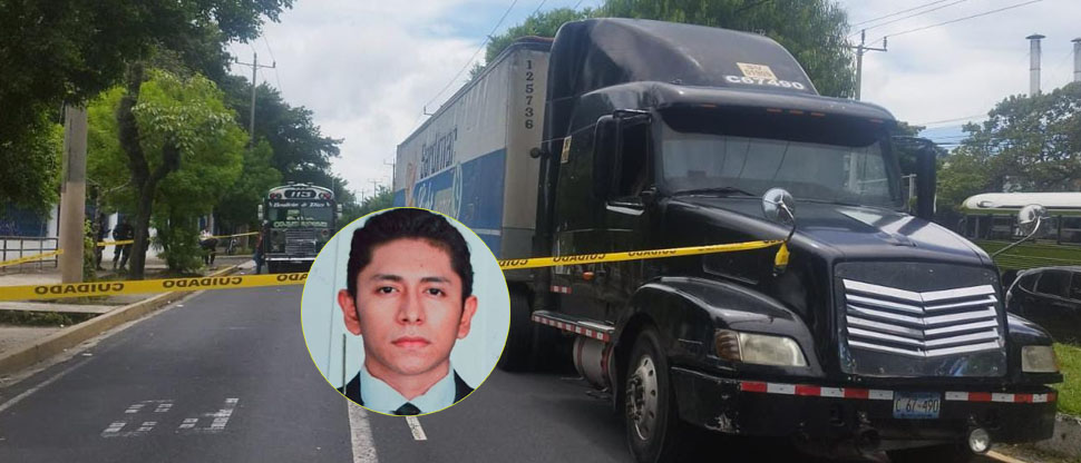 Él era Elías, joven motociclista que perdió la vida al ser arrollado por una rastra en Soyapango