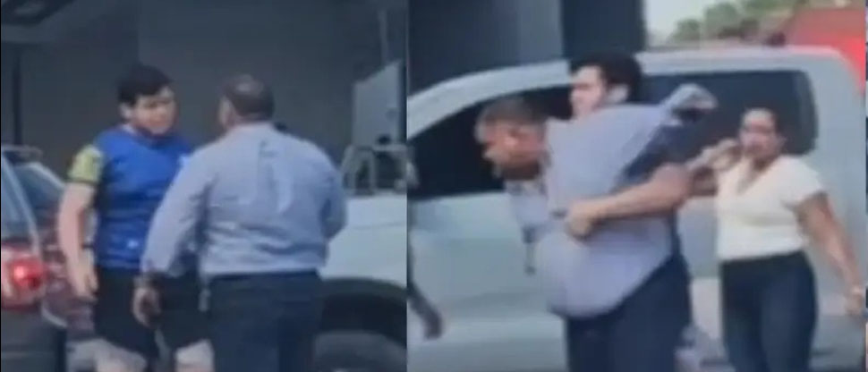 Dos familias se agarran a golpes en plena calle de Honduras