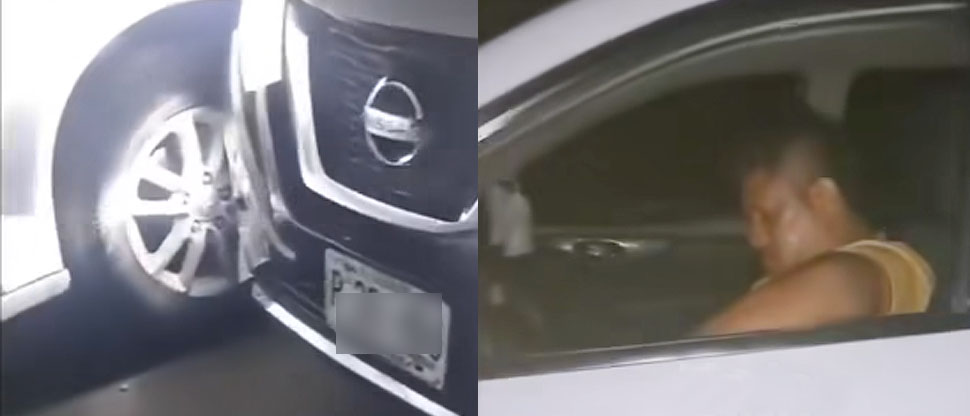 Manejaba bien borracho que hasta se durmió al chocar contra otro vehículo