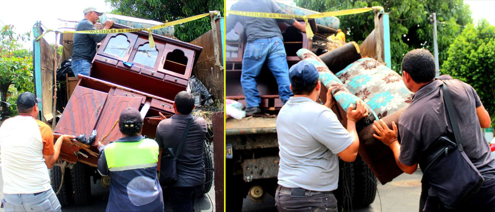 Retiran objetos voluminosos durante jornada de limpieza en Distrito Italia