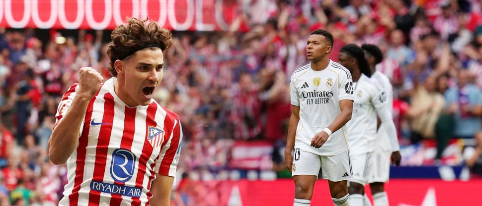 El Real Madrid pierde el derbi con goleada ante el Atlético