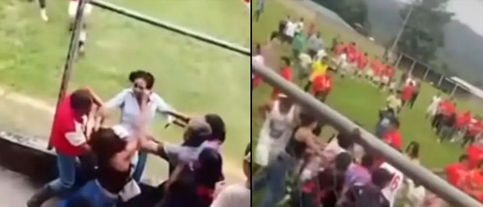 Honduras: lo que debía ser un ambiente de diversión deportiva terminó en pelea campal