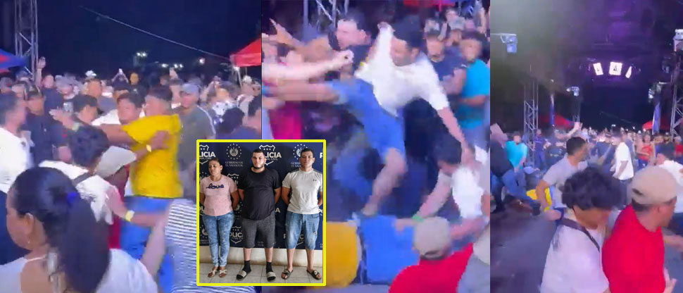 Capturan a borrachos que protagonizaron pelea durante un baile en San Miguel