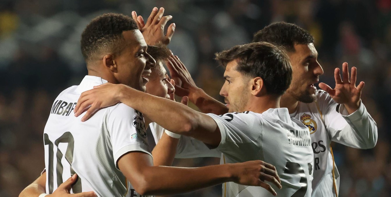 El Real Madrid golea a un aguerrido Kazajistán en la Champions League