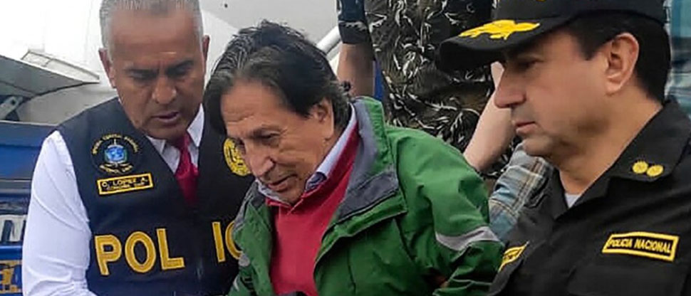 Expresidente peruano Alejandro Toledo es condenado a 13 años y 4 meses de prisión