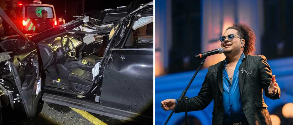 Vocalista de los Hermanos Flores sufre grave accidente esta madrugada