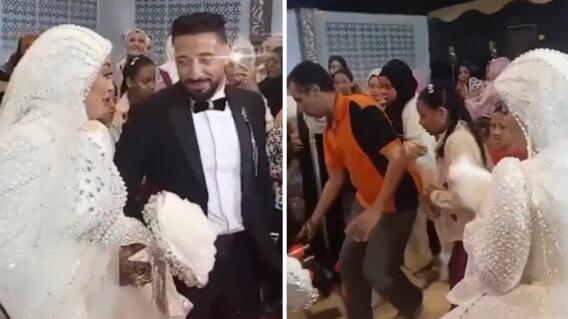 Novio muere de un infarto en plena boda