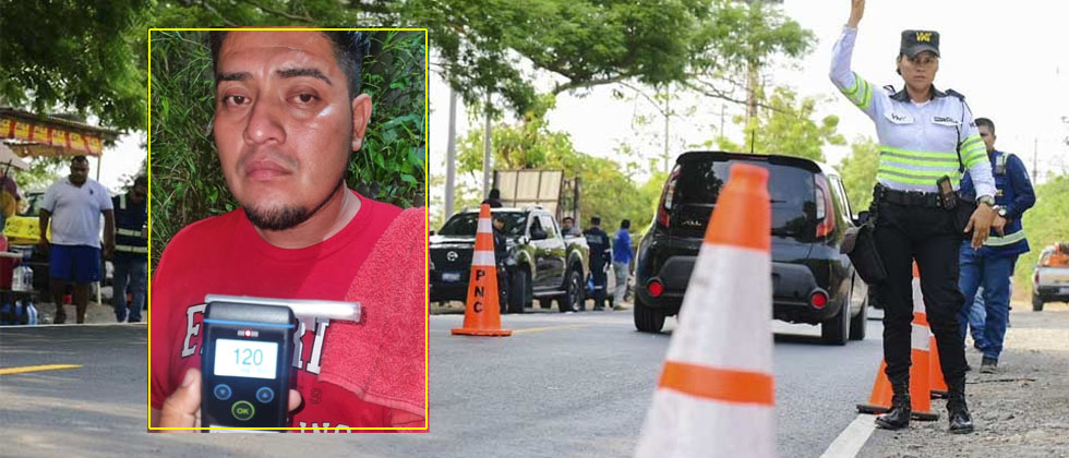 Detienen a conductor ebrio tras atropellar a una mujer en Cuscatlán