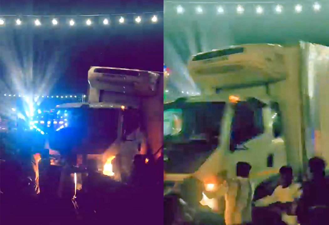 India: camión a toda velocidad embiste a personas que celebraban un festival