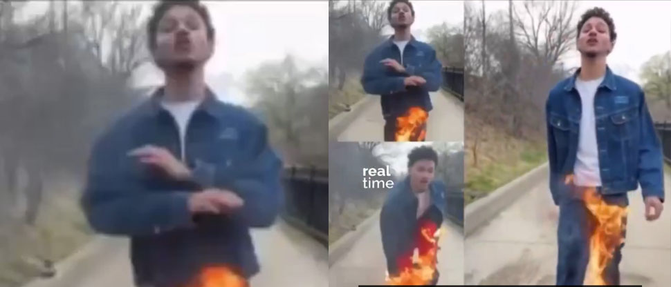 Cantante no quiso usar efectos especiales en su vídeo y terminó con quemaduras