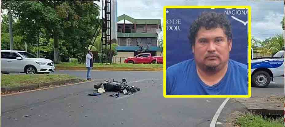 Arrestan a conductor que provocó choque  y falleció un motociclista en Sonsonate