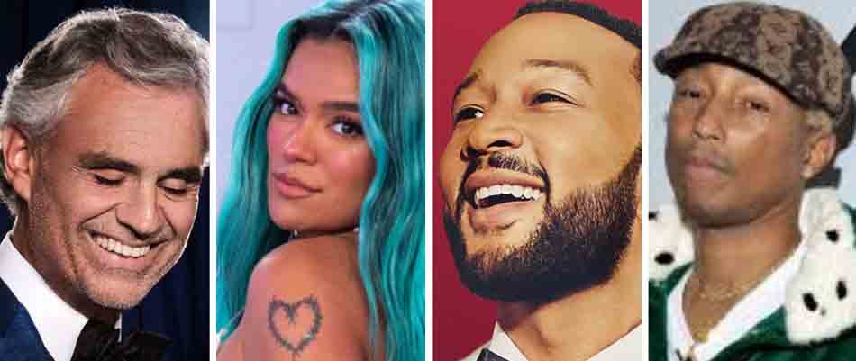 Karol G, John Legend, Pharrell Williams y Bocelli darán un concierto en el Vaticano