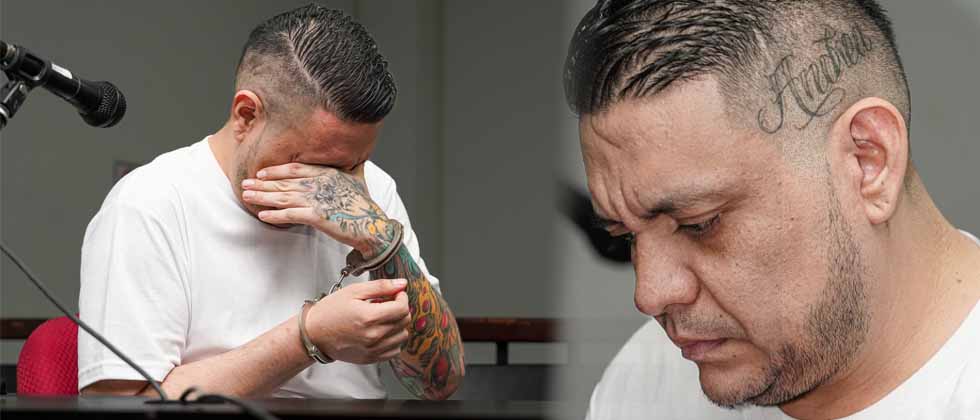 Hombre rompe en llanto tras ser condenado a 26 años de cárcel por tráfico de drogas