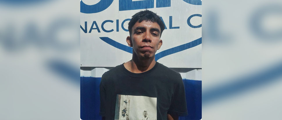 PNC captura a sujeto que hirió con un cuchillo a la pareja de su exnovia tras fuerte discusión