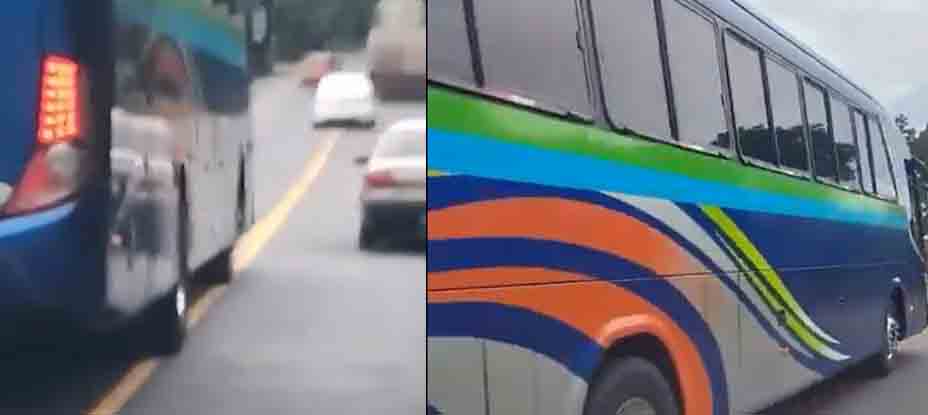 Denuncian a busero por poner en riesgo a sus pasajeros en Usulután