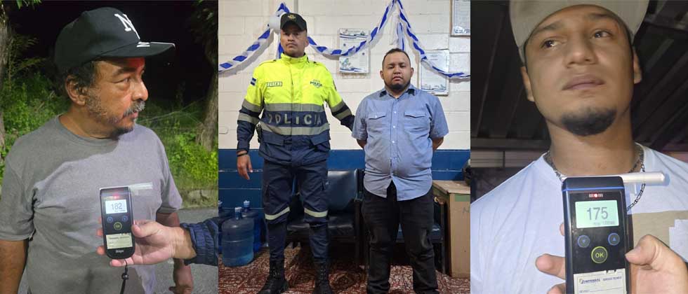 Detienen a tres conductores en estado de ebriedad durante controles