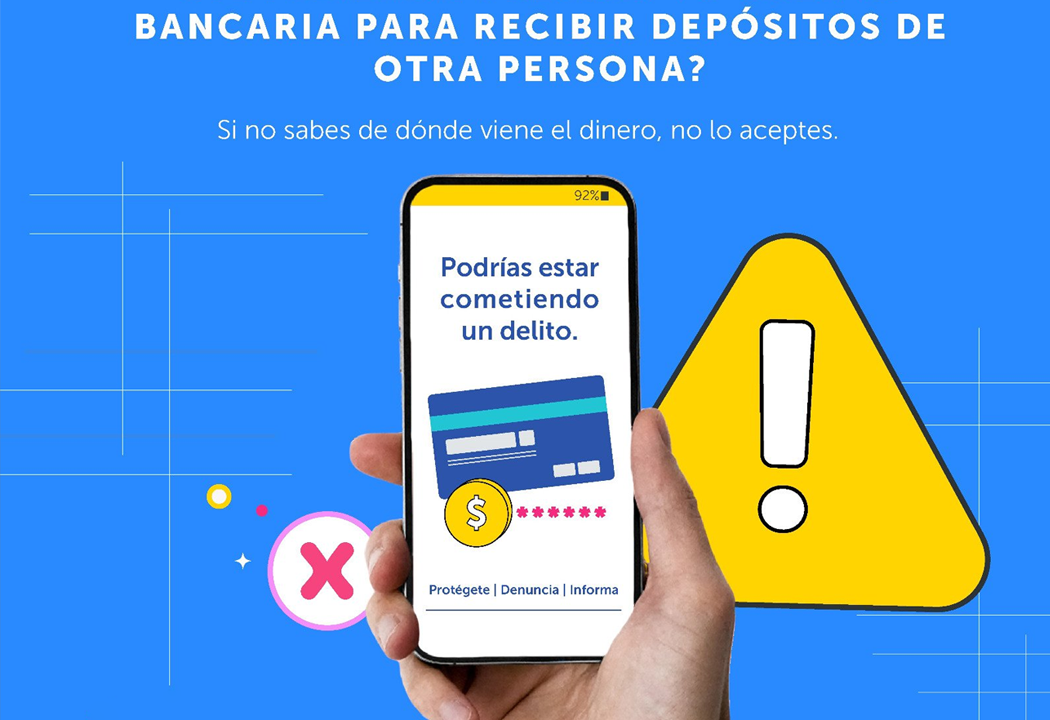 Si prestaste tu cuenta para recibir dinero de origen desconocido, hoy es el último día para declarar en la FGR