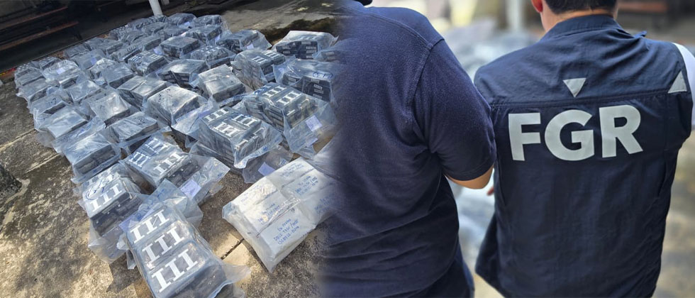 Fiscalía coordina destrucción de droga que fue encontrada a la deriva en alta mar