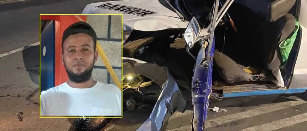 Él era Marlon, joven que falleció en trágico accidente sobre la carretera Litoral