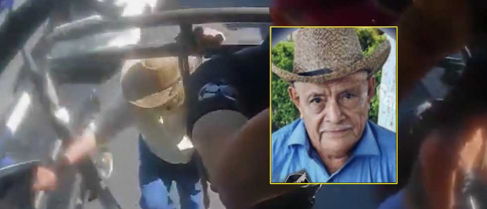Él era don Florencio, ancianito que falleció tras caer de un camión