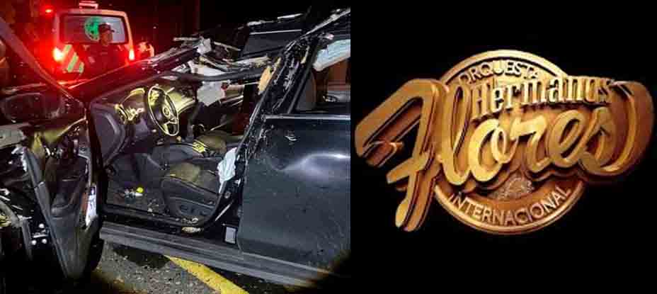 Los Hermanos Flores confirman que  vocalista está bien y descansando en su hogar tras grave choque