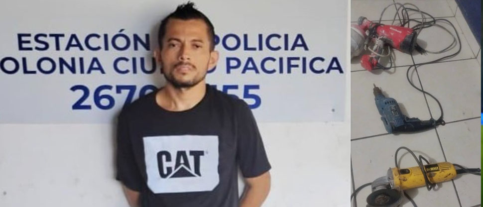 Capturan a sujeto que hurtó herramientas y pretendía venderlas