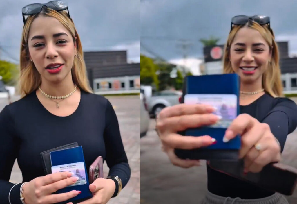 Katherine Díaz comparte su felicidad tras obtener la residencia salvadoreña
