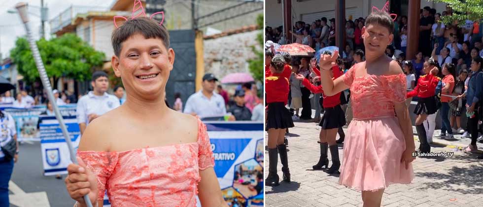 Cachiporro vicentino se roba el show en desfile del 15 de septiembre