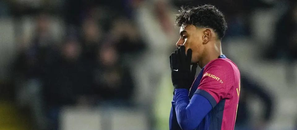 Lamine Yamal descartado para jugar la Champions