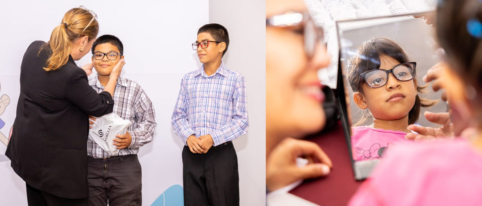 Niños del Hogar San Vicente de Paul reciben lentes gratuitos