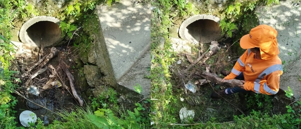 Realizan jornada de limpieza de drenajes en Morazán