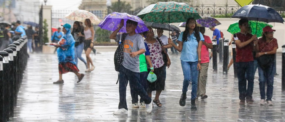 Aliste sombrillas porque se espera mucha lluvia para la tarde y noche de este sábado