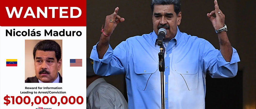 Elevan recompensa a $100 millones por información de ¿dónde está? Maduro