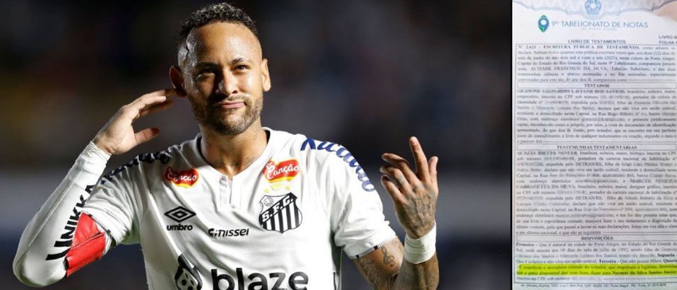 Empresario brasileño le deja una herencia de $1.000 millones a Neymar Jr
