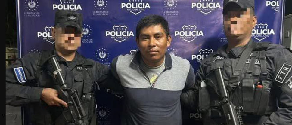 PNC captura a peligroso pandillero con amplio historial criminal en San Vicente