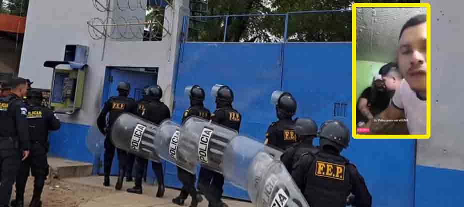 GUATEMALA: reos realizan transmisión en vivo desde una prisión de Los Jocotes