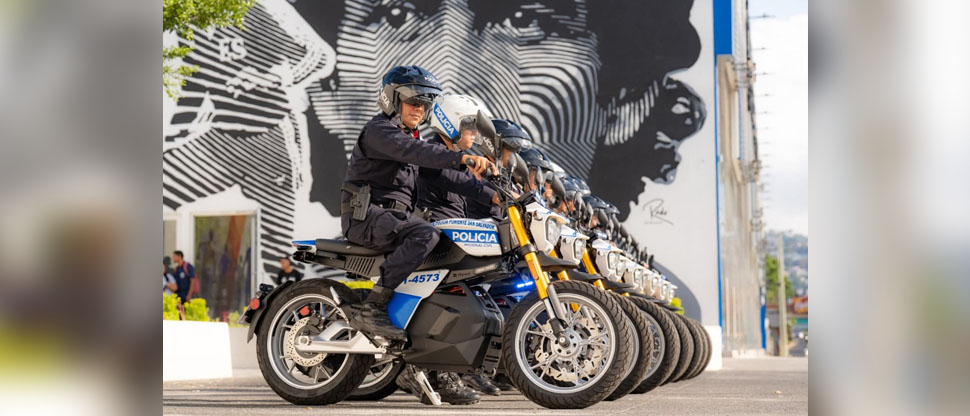PNC se moderniza incorporando 125 motos eléctricas