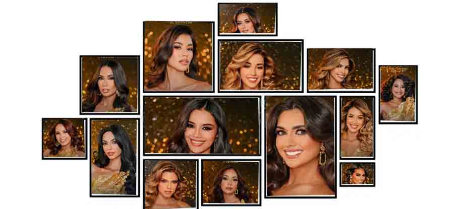 Ellas son las 14 candidatas que pelearán por la corona a Miss El Salvador 2025