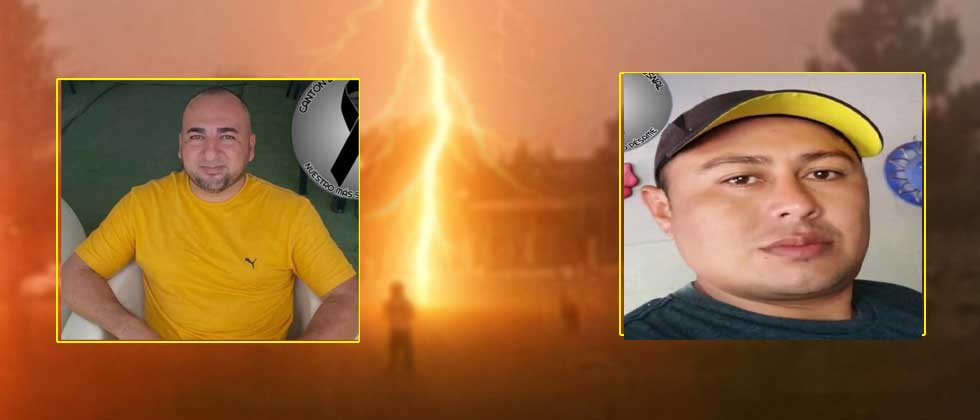 Identifican a los jóvenes que fallecieron tras caída de rayo en cancha de fútbol en Aguilares