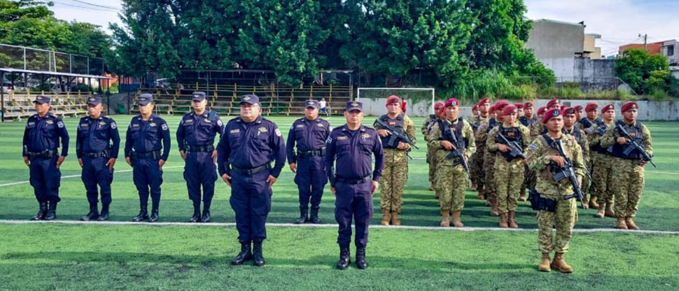 Autoridades de seguridad se despliegan en diversas comunidades de Mejicanos