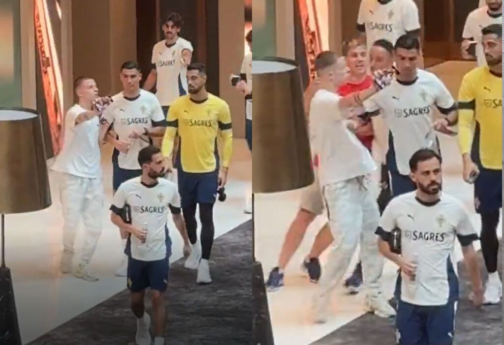Viral: el momento cuando CR7 empuja a aficionado que buscaba una selfie