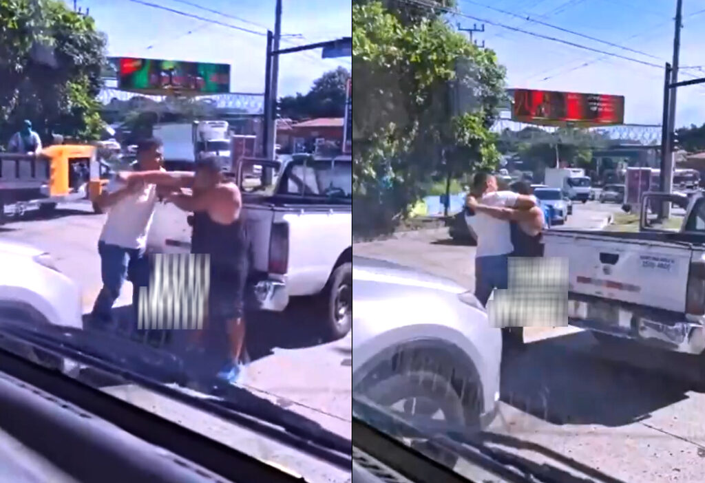 Intolerancia: conductor y limpia parabrisas se van a los golpes en plena vía pública