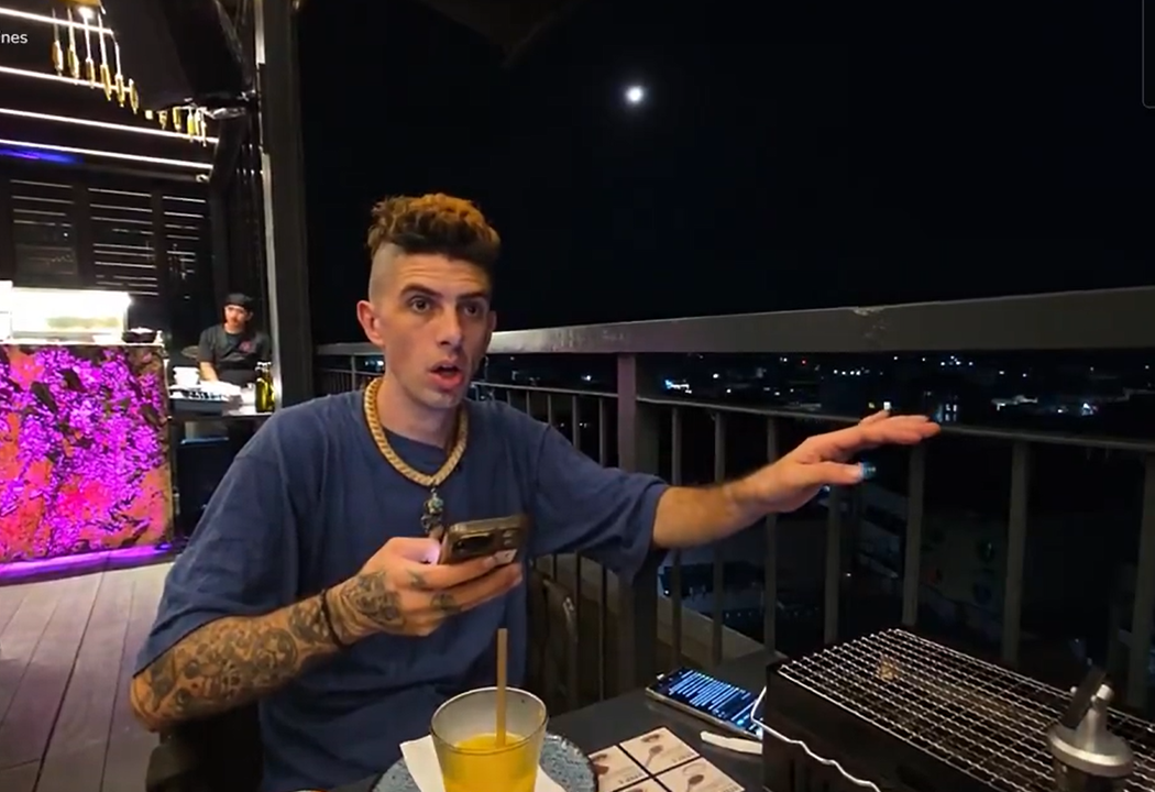 Influencer es sorprendido por potente terremoto en Filipinas cuando hacía un Live