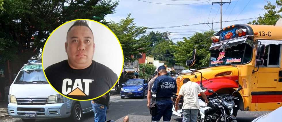 Capturan a motorista sin licencia que provocó un siniestro vial que dejó dos lesionados en Zacatecoluca