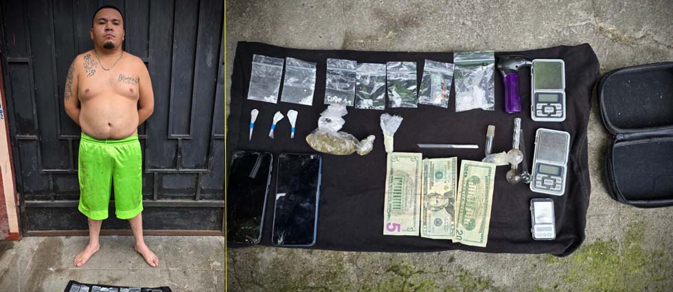 ¡Militares capturan a MS que distribuía droga en Soyapango!