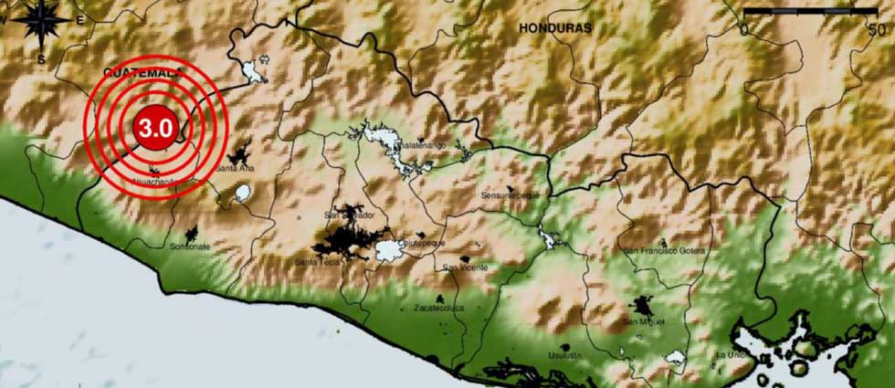 Sismo originado en Guatemala sacudió parte de El Salvador durante esta madrugada de viernes