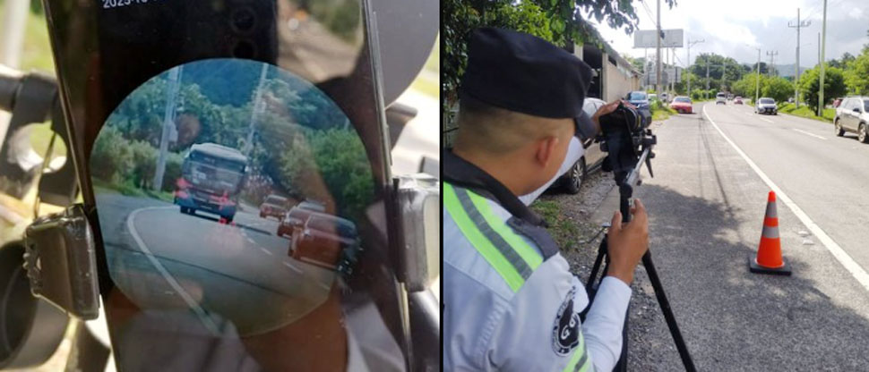 Continúan dispositivos de control y medición de velocidad en diferentes puntos del país