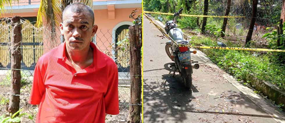 San Vicente: capturan a ebrio que conducía una motocicleta con reporte activo de robo