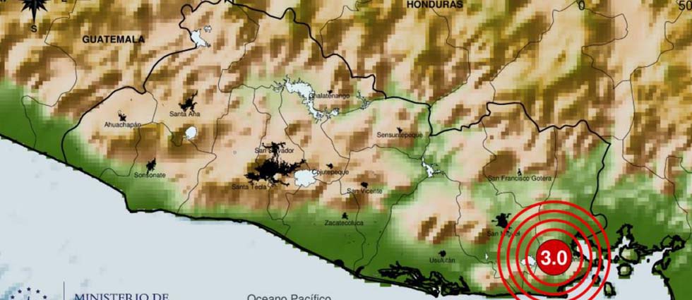 Superficial sismo sacude parte de La Unión esta madrugada de viernes