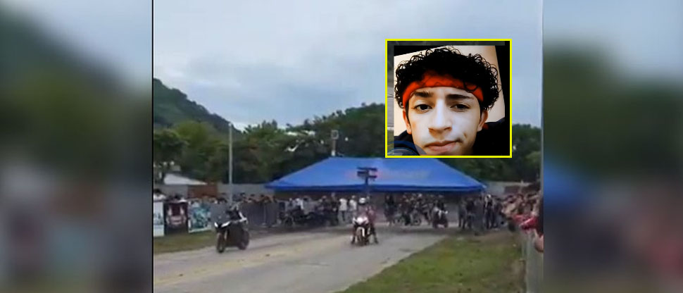 Identifican a joven que falleció en accidente durante carrera de motos en Santa Ana